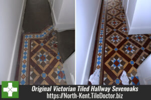 Original Victorian Tiled Hallway Extended and Refreshed in Sevenoaks