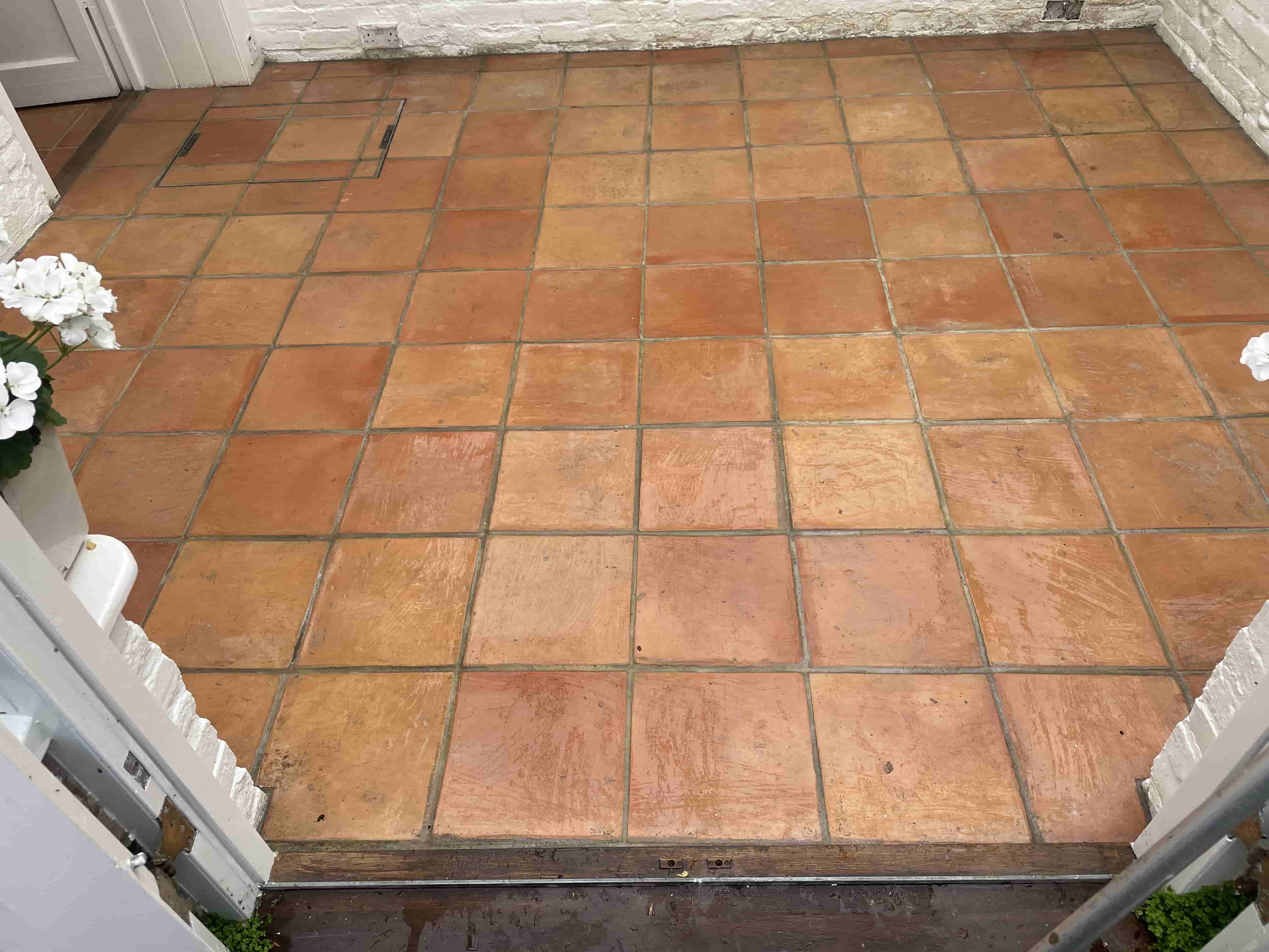 Terracotta Floor After Cleaning Sandwich Kent