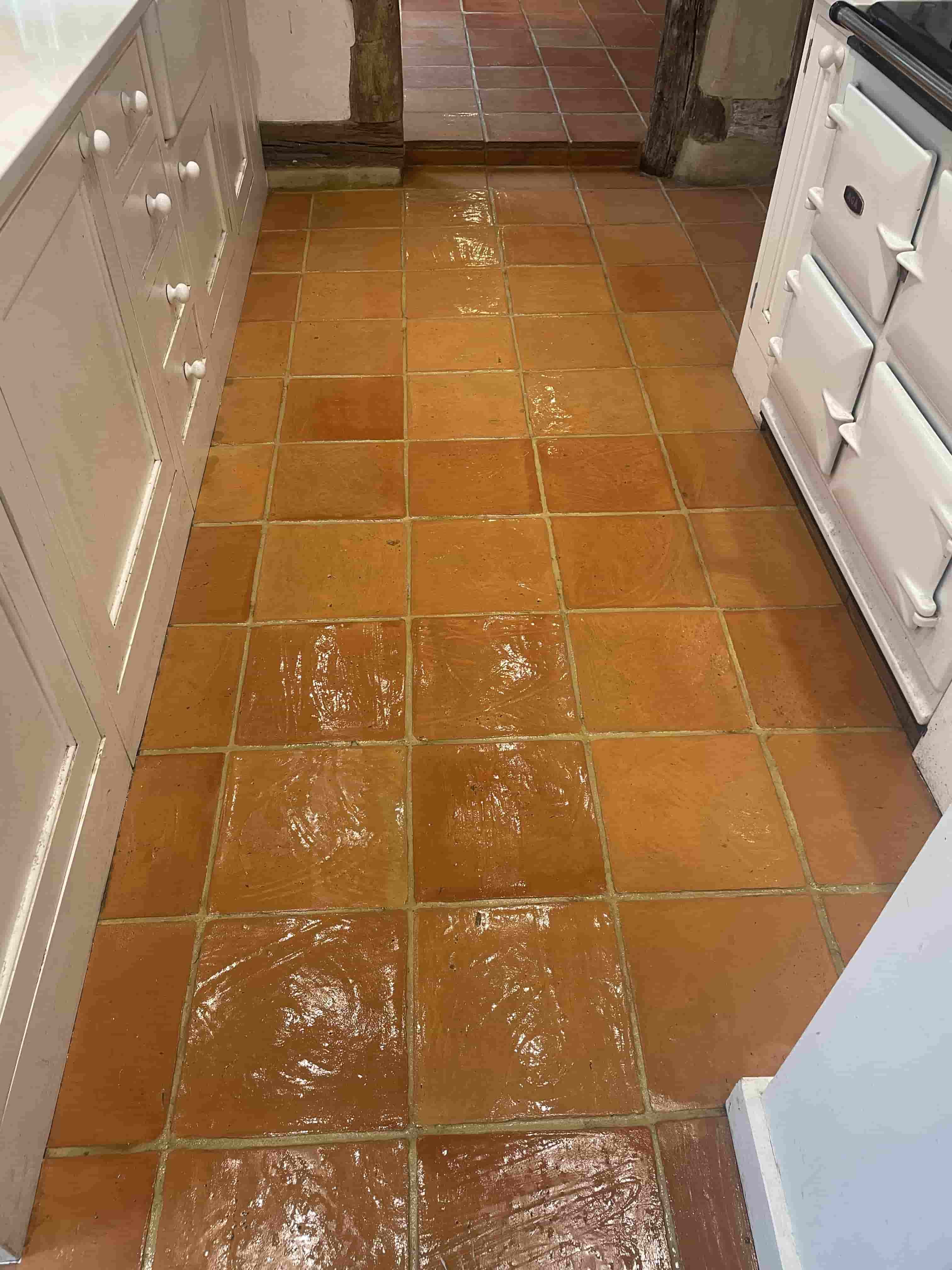 Terracotta Floor After Sealing Sandwich Kent