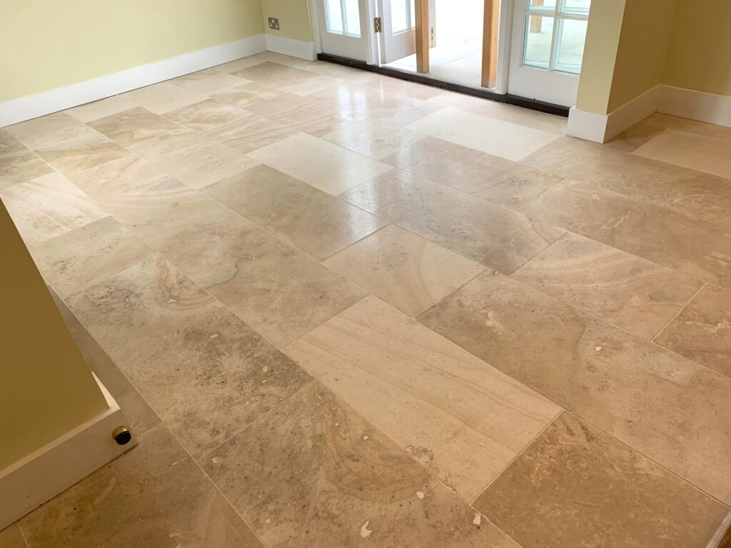 Travertine Floor After Renovation Maidstone