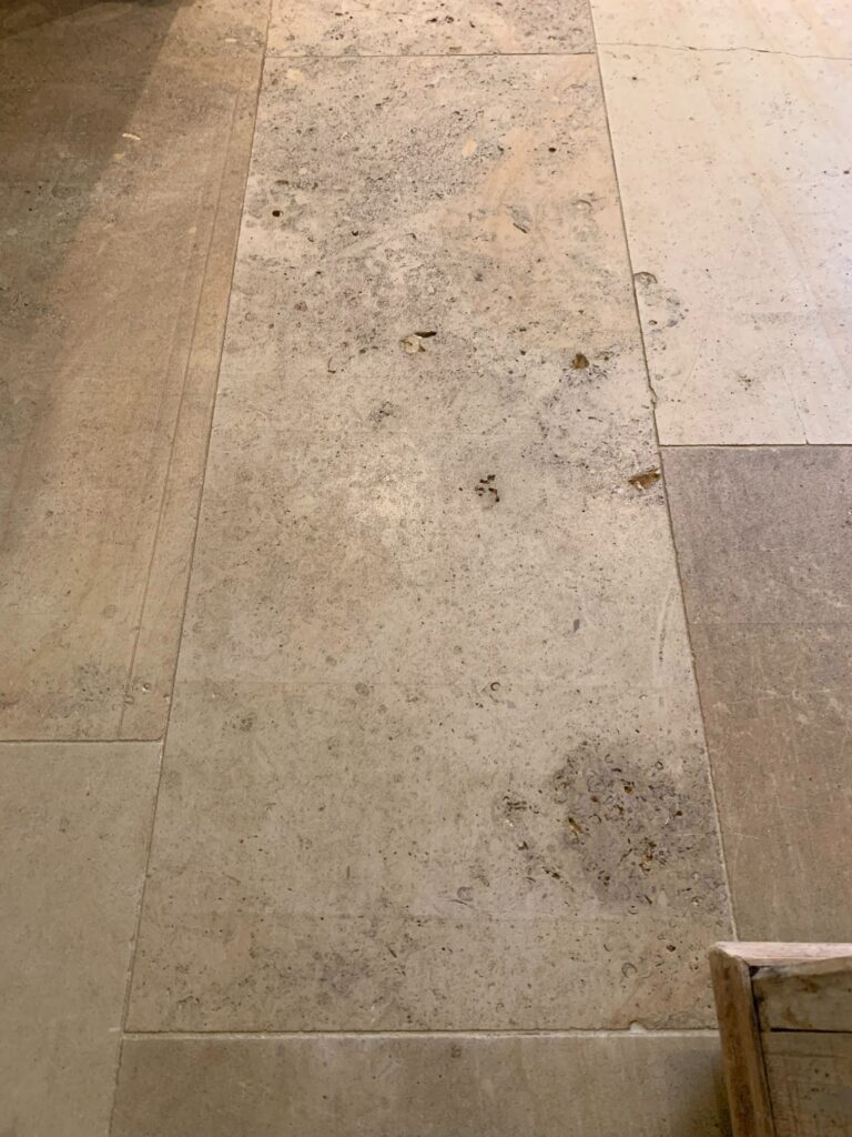 Travertine Floor Before Cleaning Maidstone